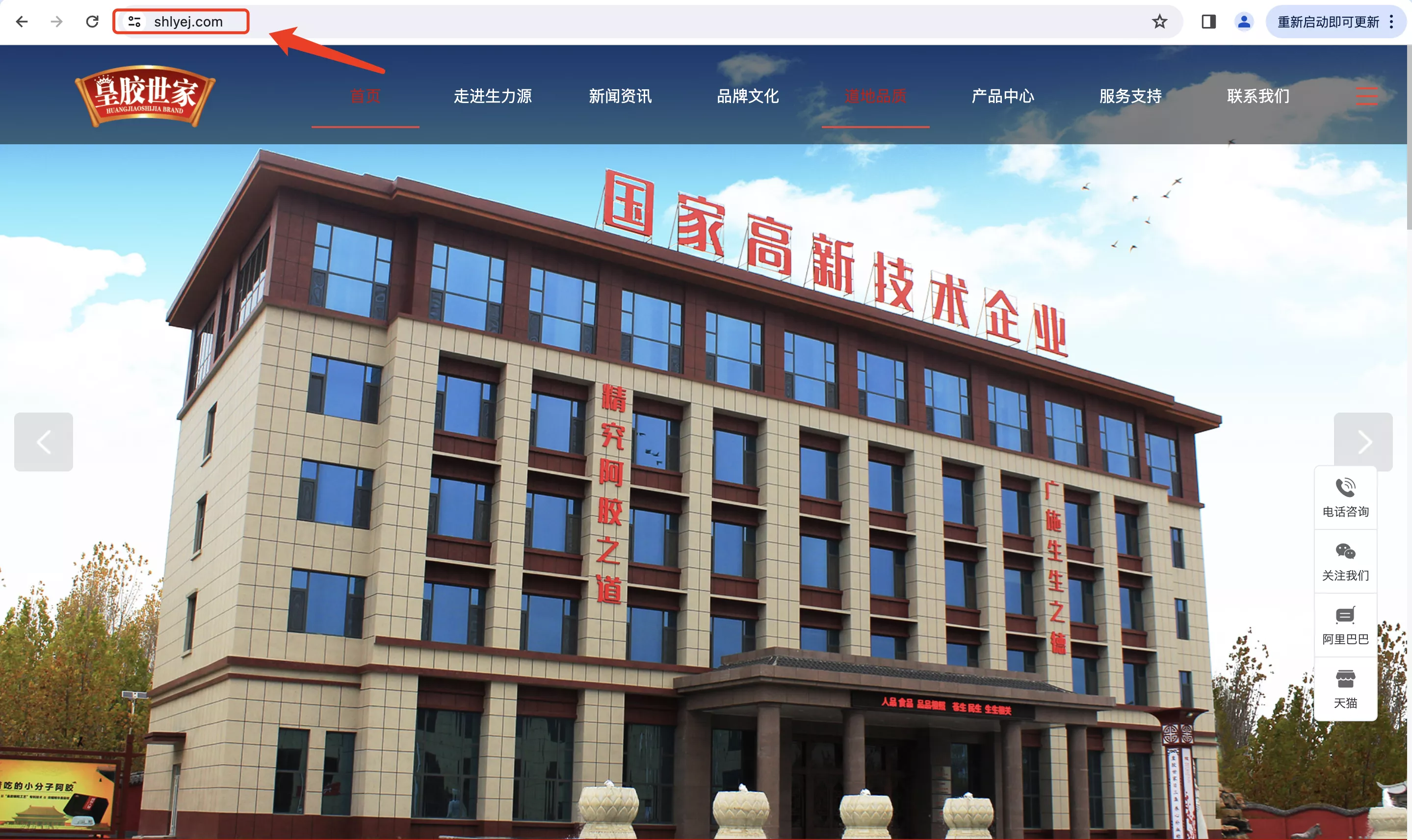 东阿生力源阿胶股份有限公司（www.shlyej.com）